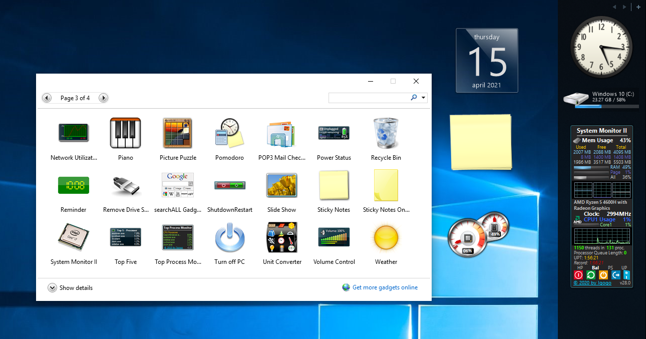 How to Get Windows 10 Widgets on Your Desktop