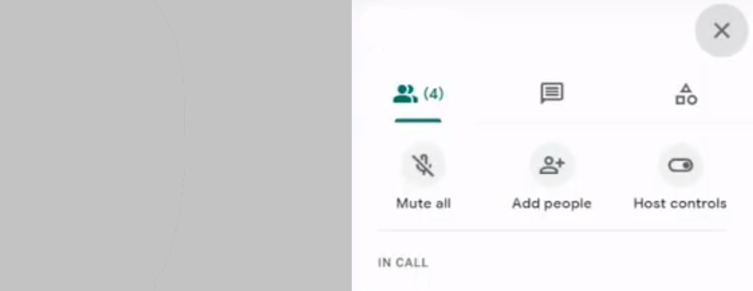 Mute all Google Meet