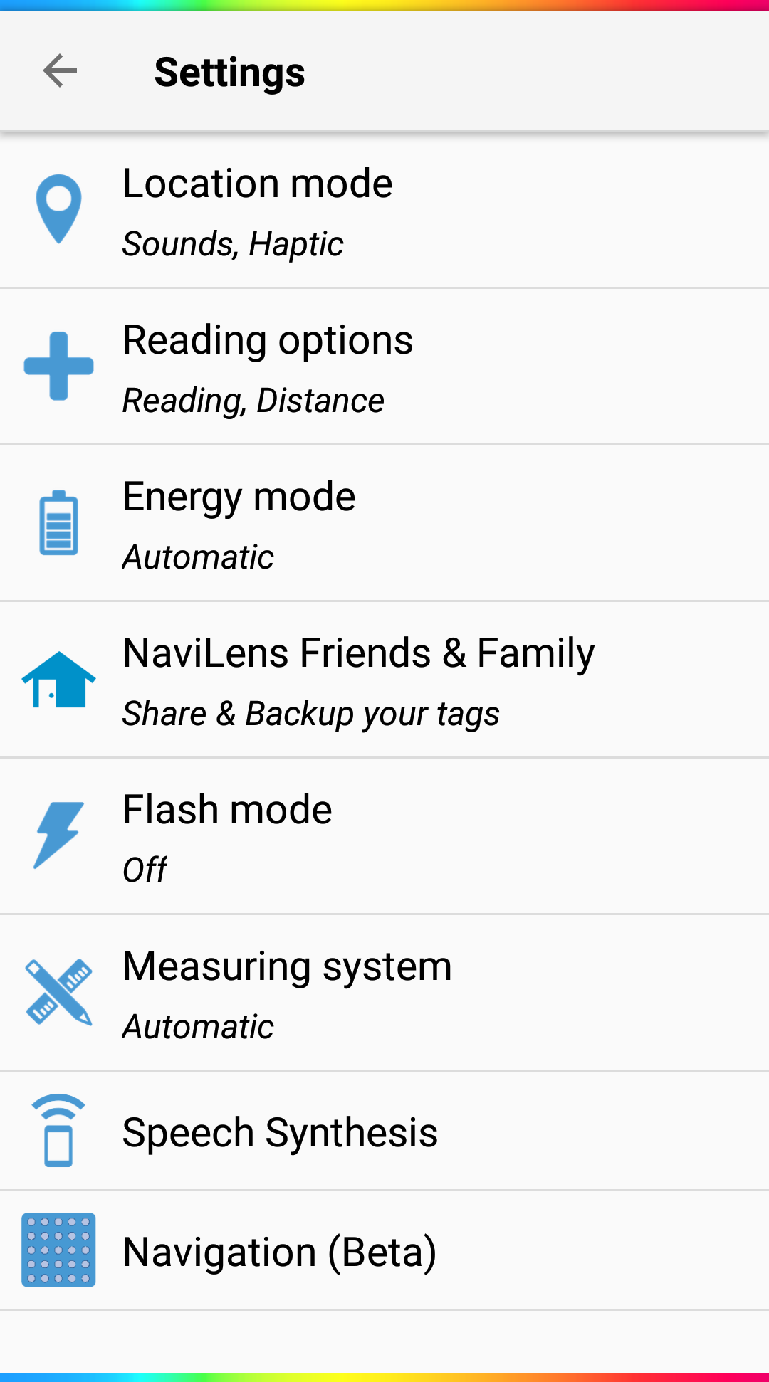 NaviLens Accessibility App Tools