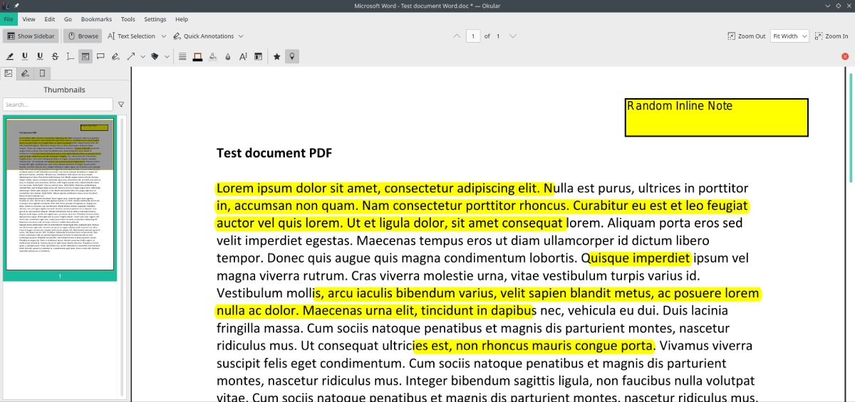 okular pdf viewer - I 5 migliori editor di PDF per Linux da provare