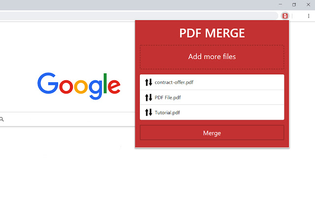 Merge pdf