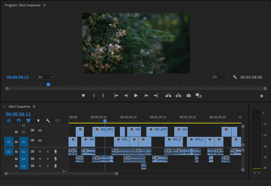 The footage has been re-linked in Premiere Pro.