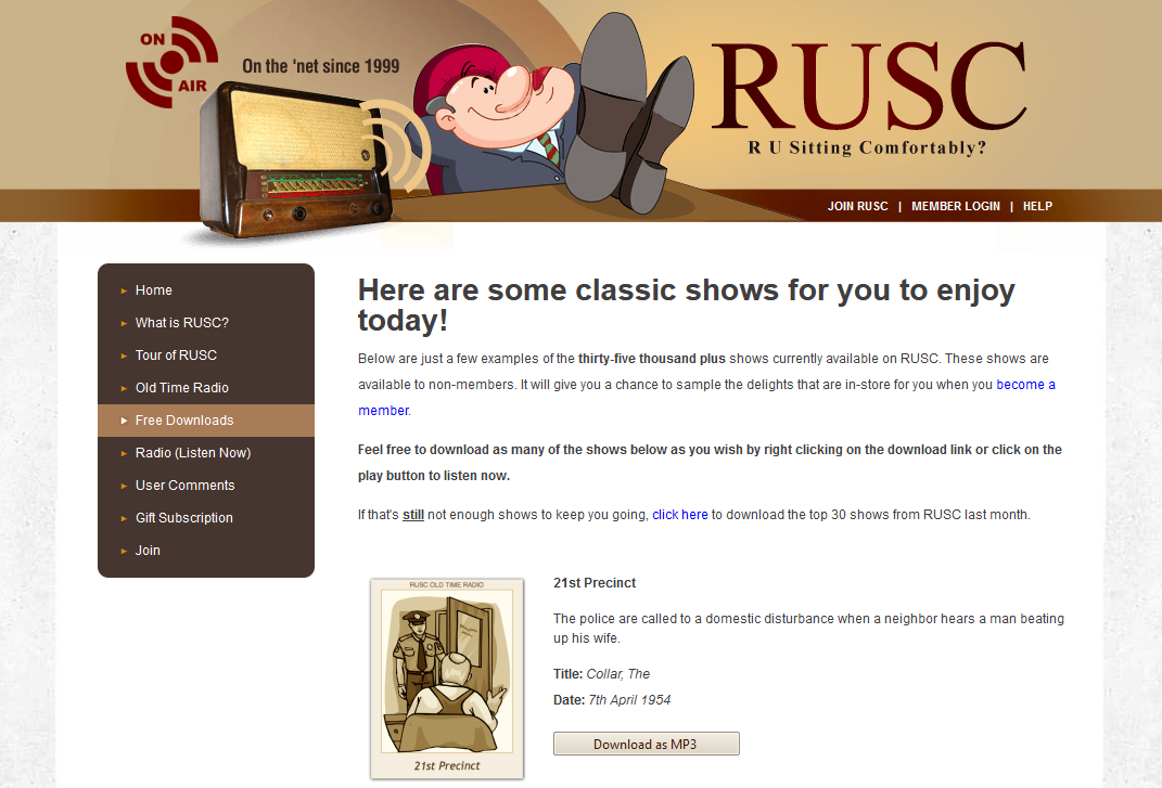 rusc old time radio shows free features - 8 modi per ascoltare gratuitamente i programmi radiofonici dei vecchi tempi online