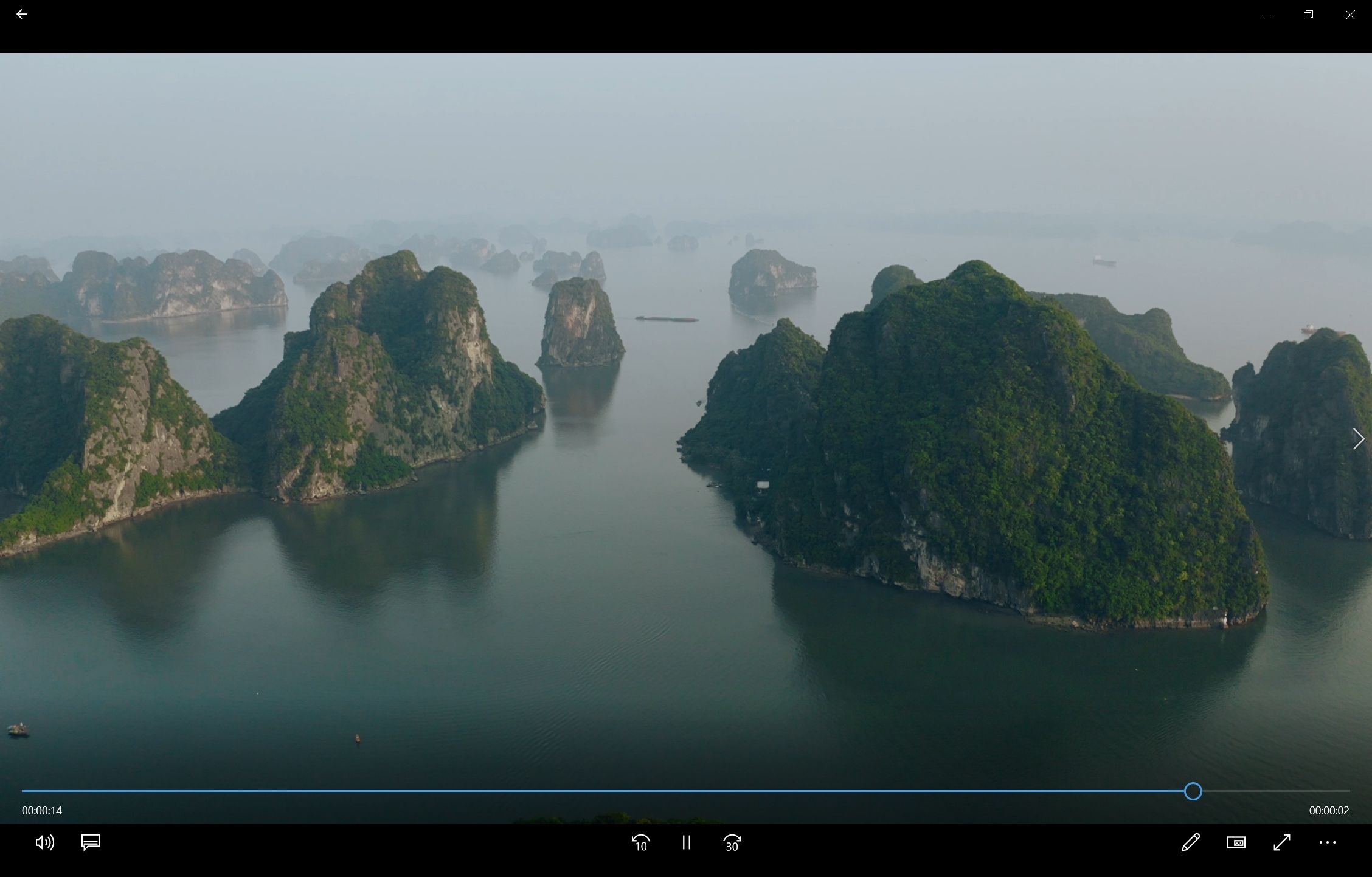 Screenshot of a video playing on Windows Films & TV media player.