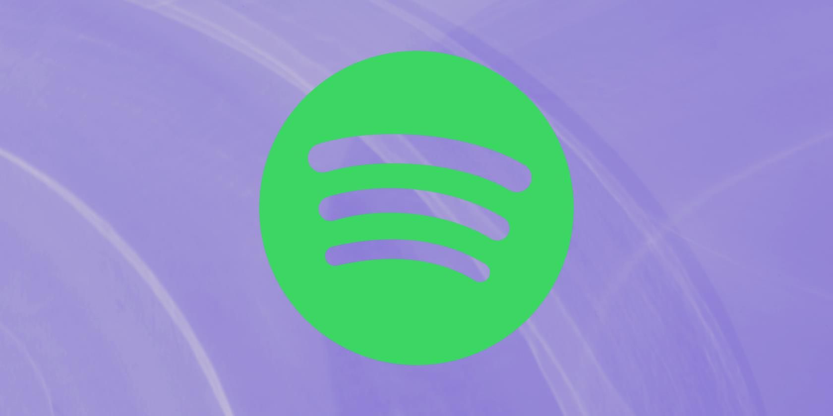 Spotify logo on colorful background