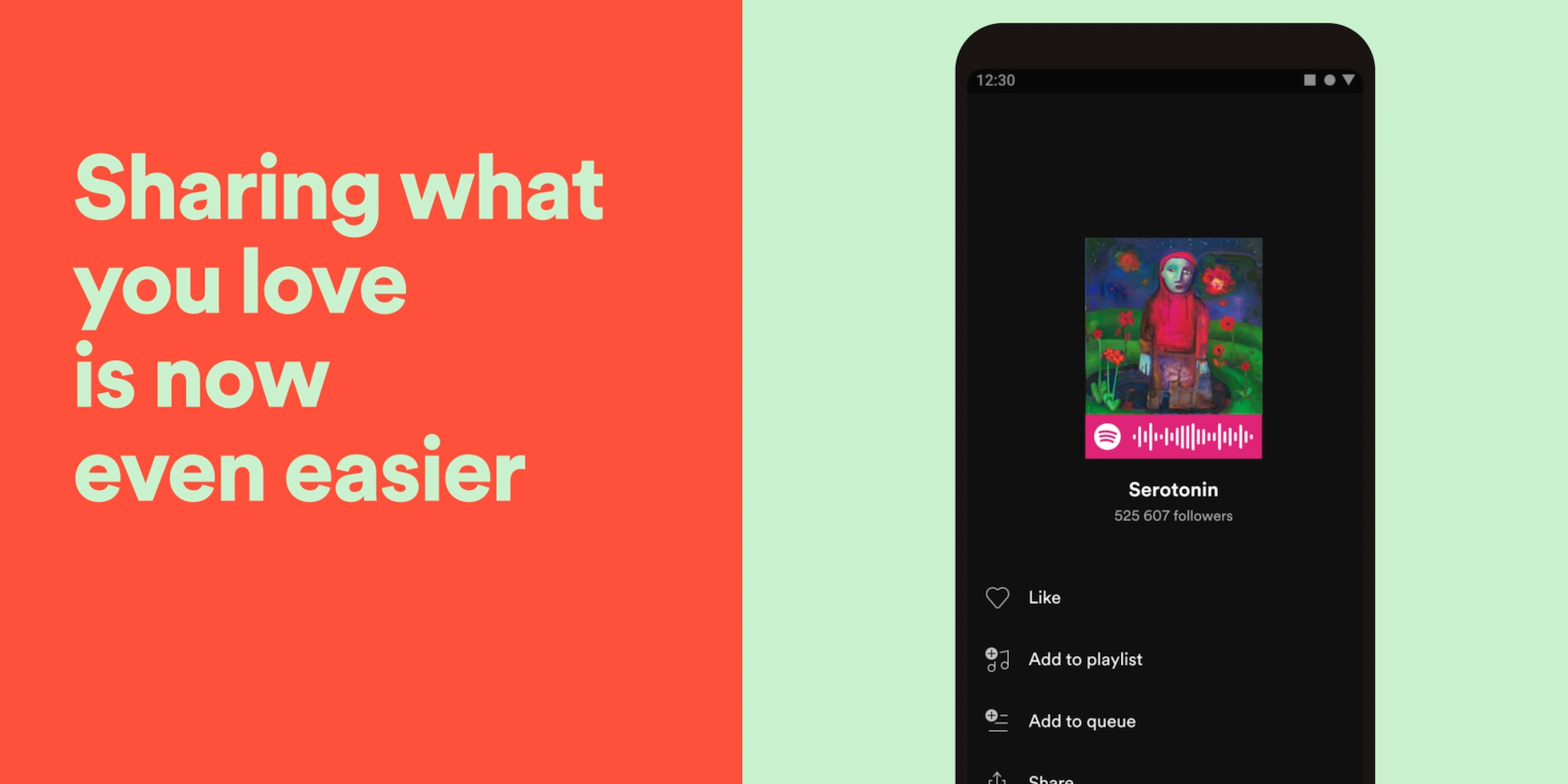 Facebook Spotify music player