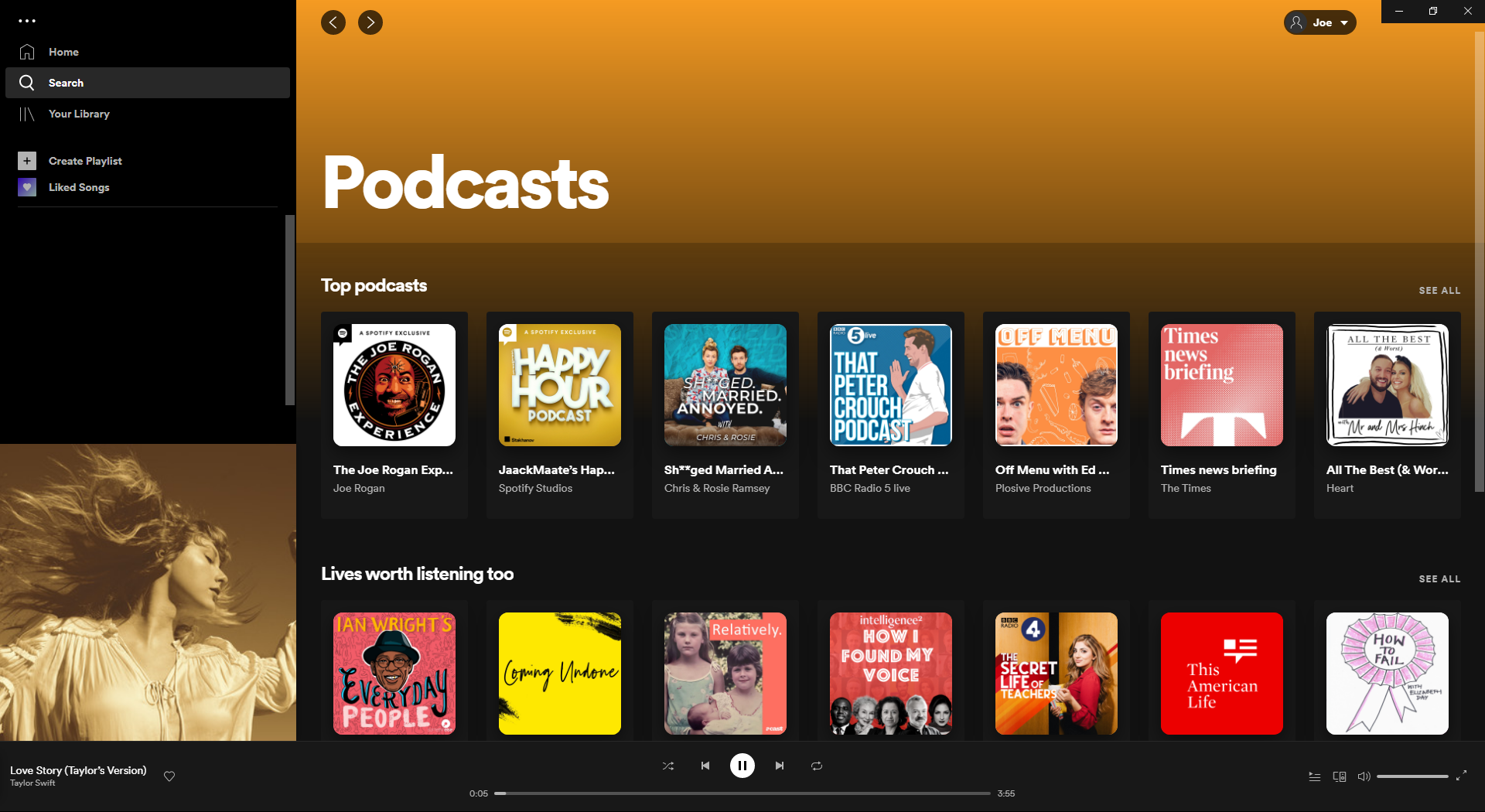 spotify podcasts not showing up 2021