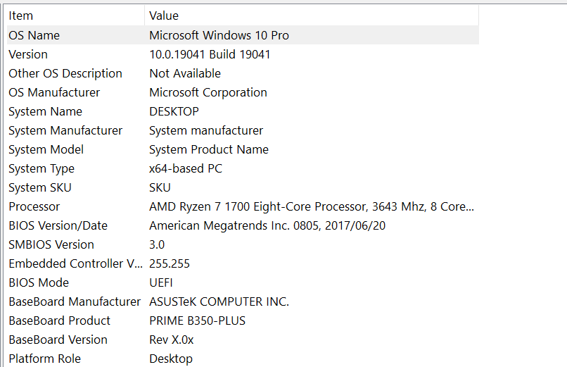 So finden Sie heraus, welches Motherboard Sie haben - system info windows