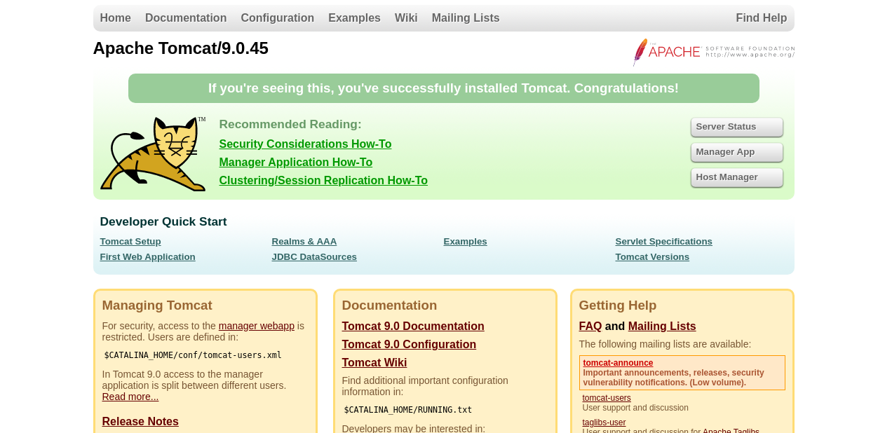 Eine Schritt-für-Schritt-Anleitung zur Installation von Apache Tomcat 9 Linux - tomcat localhost8080