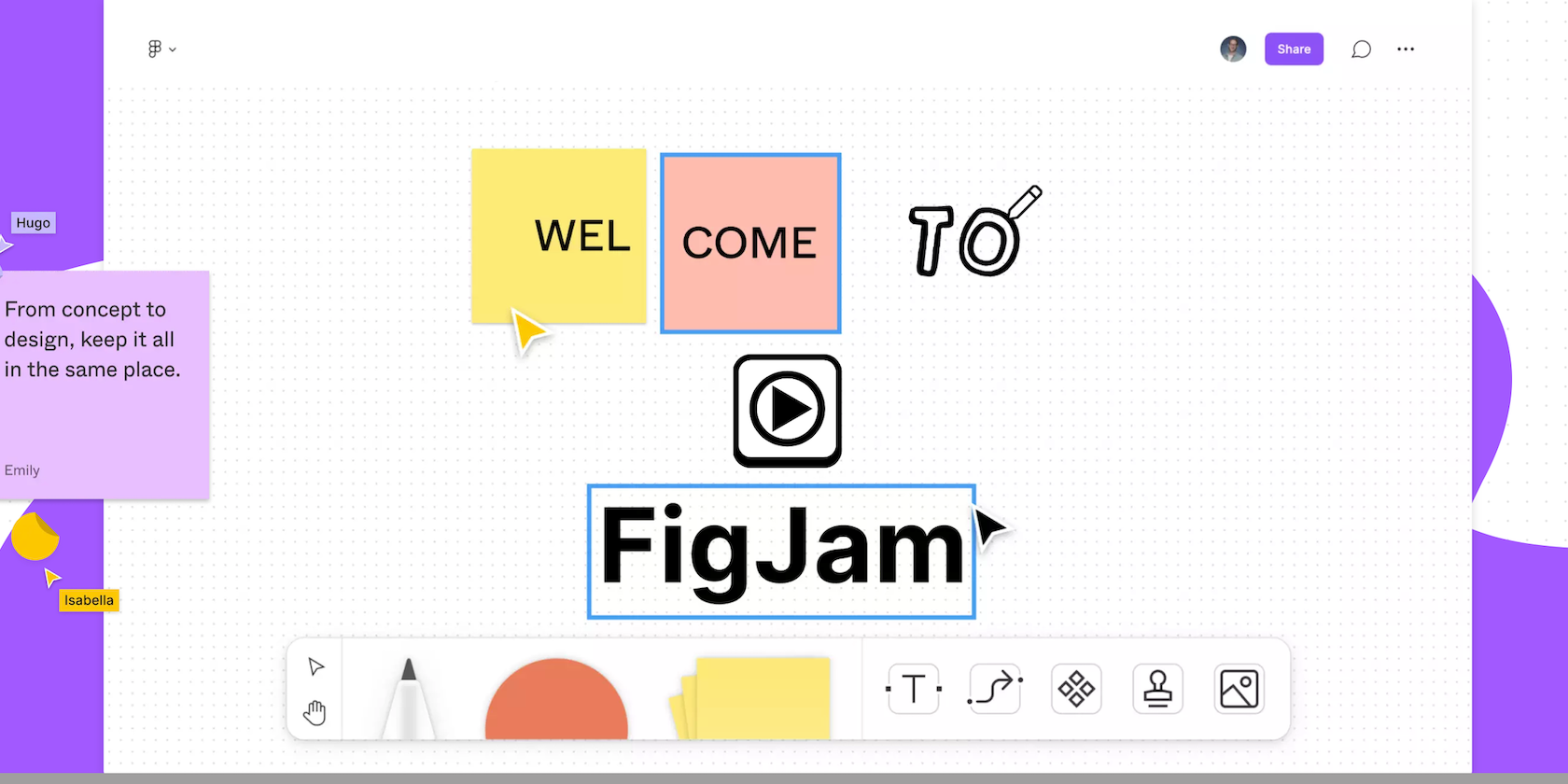 FigJam online whiteboard tool