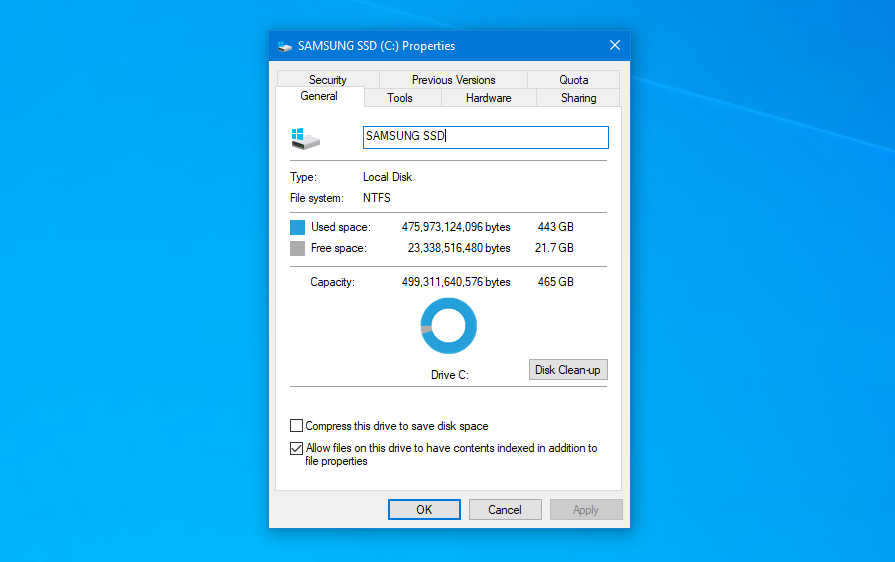 windows 10 file system