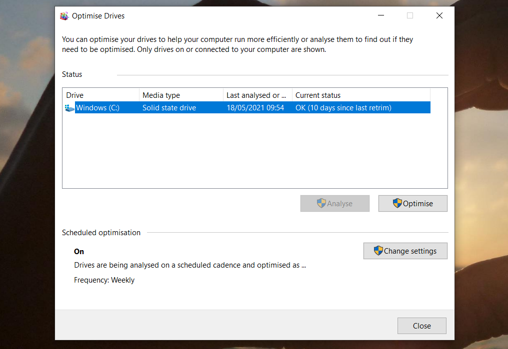 7 Tools zur Steigerung der Festplattenleistung unter Windows - windows 10 optimize drives