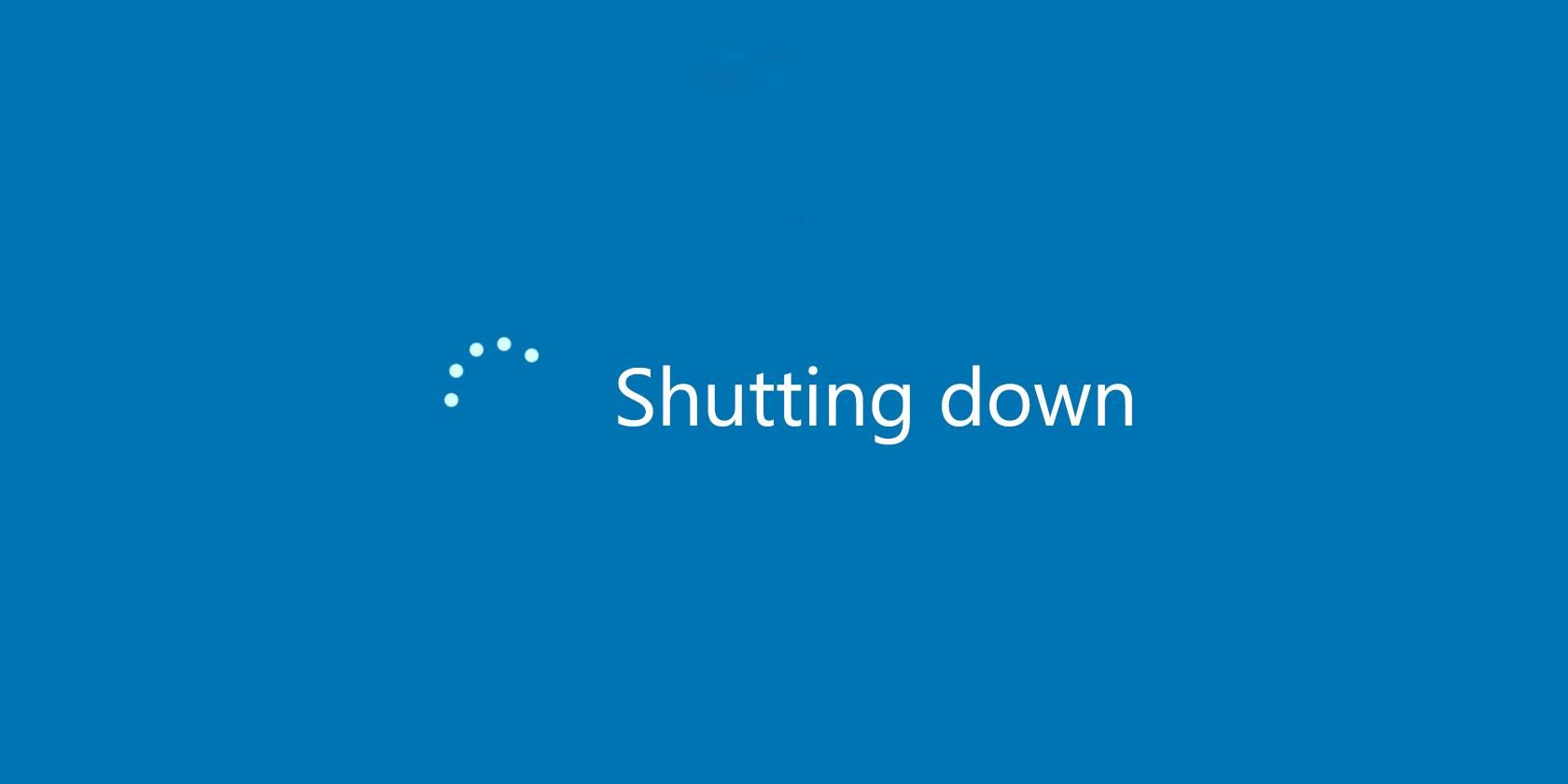 how to shutdown windows 10 with keyboard