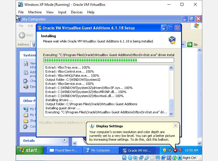 windows xp mode windows 7 files