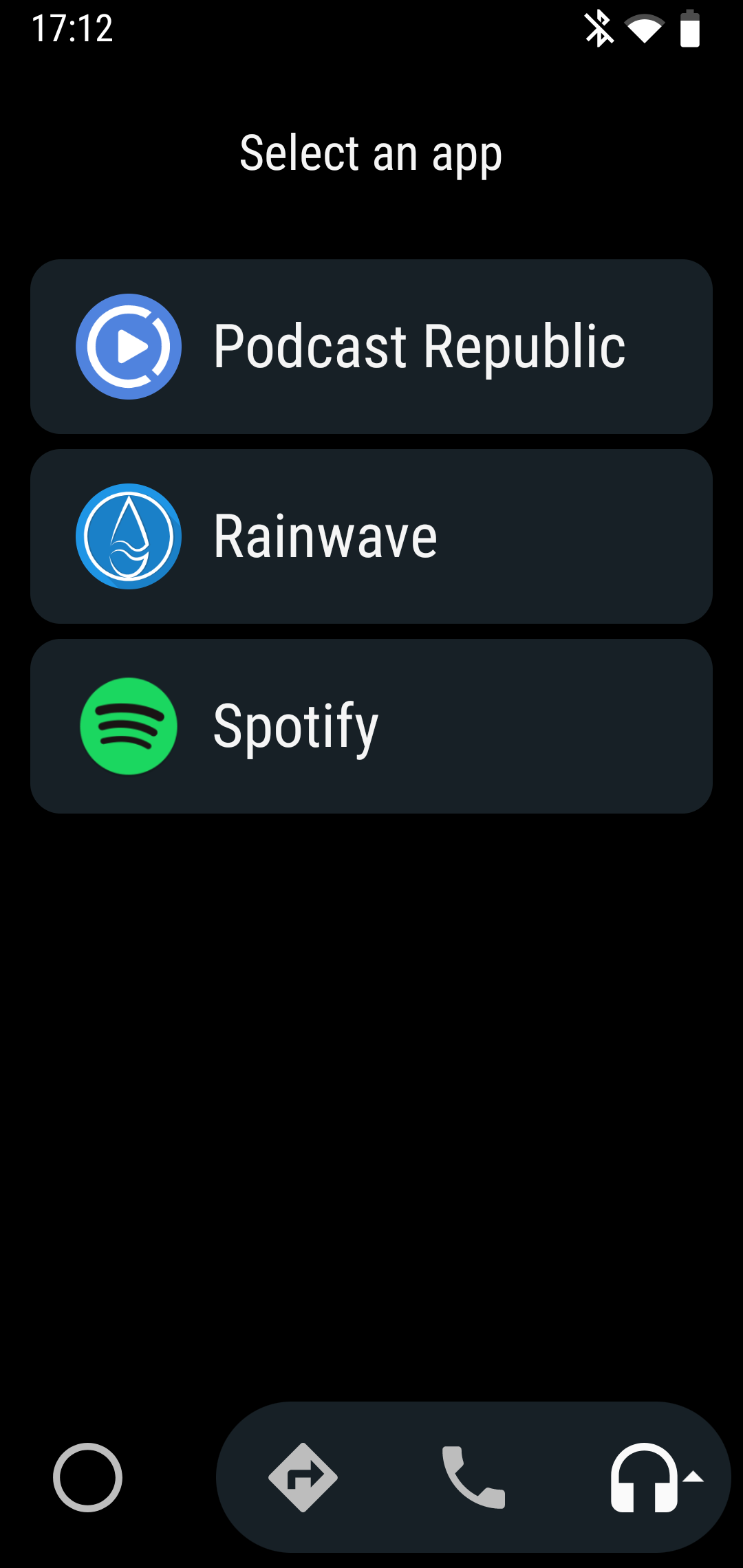 Android Auto Switch Music Apps