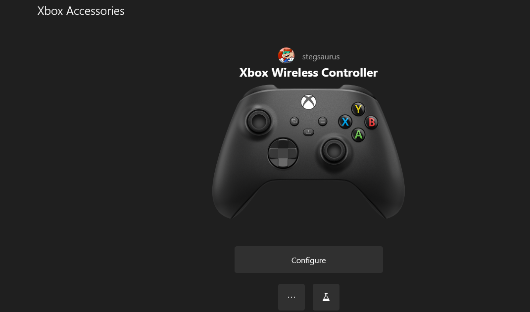 Trình đơn Bộ điều khiển Cấu hình Xbox