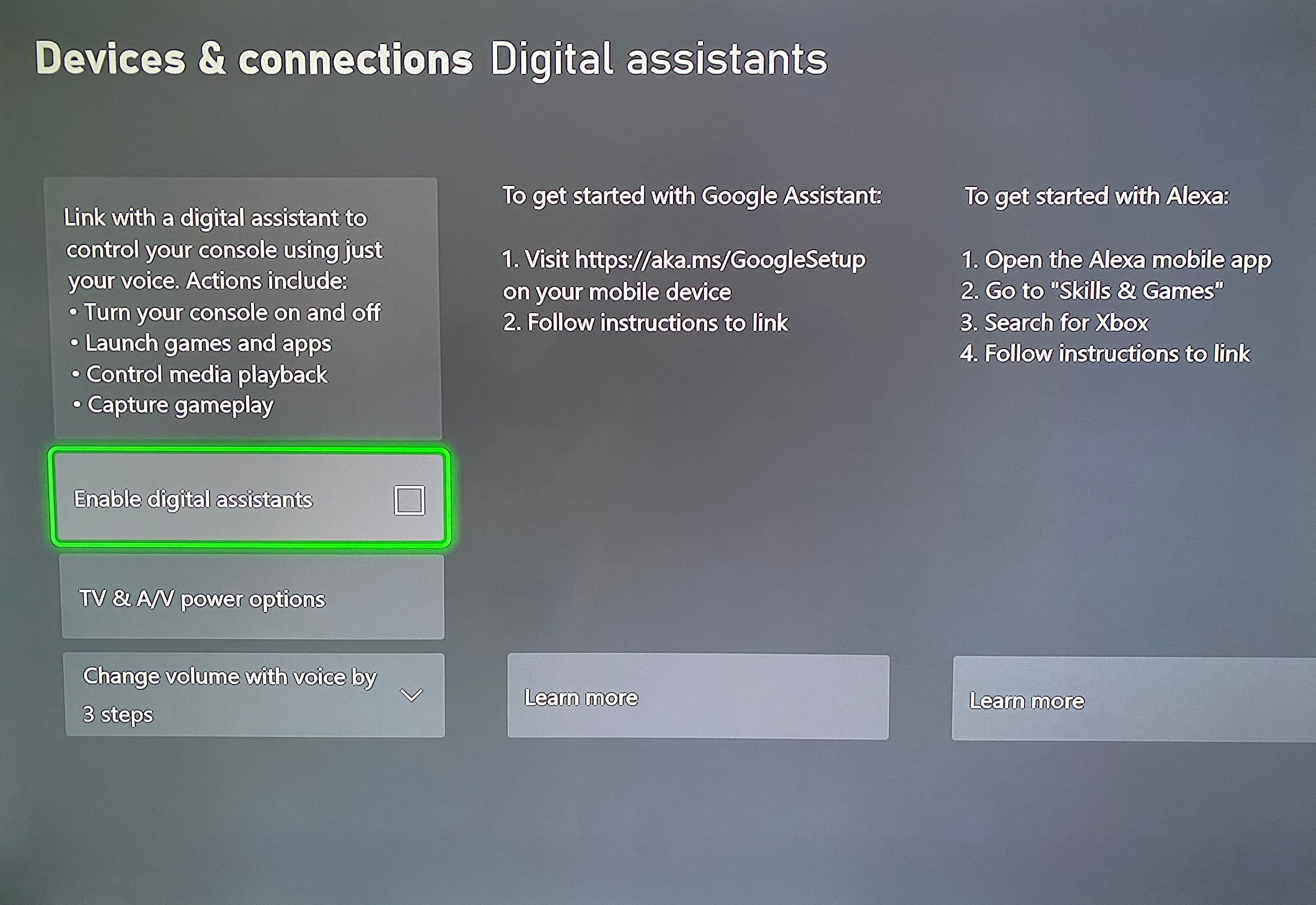 Digital on sale assistant xbox