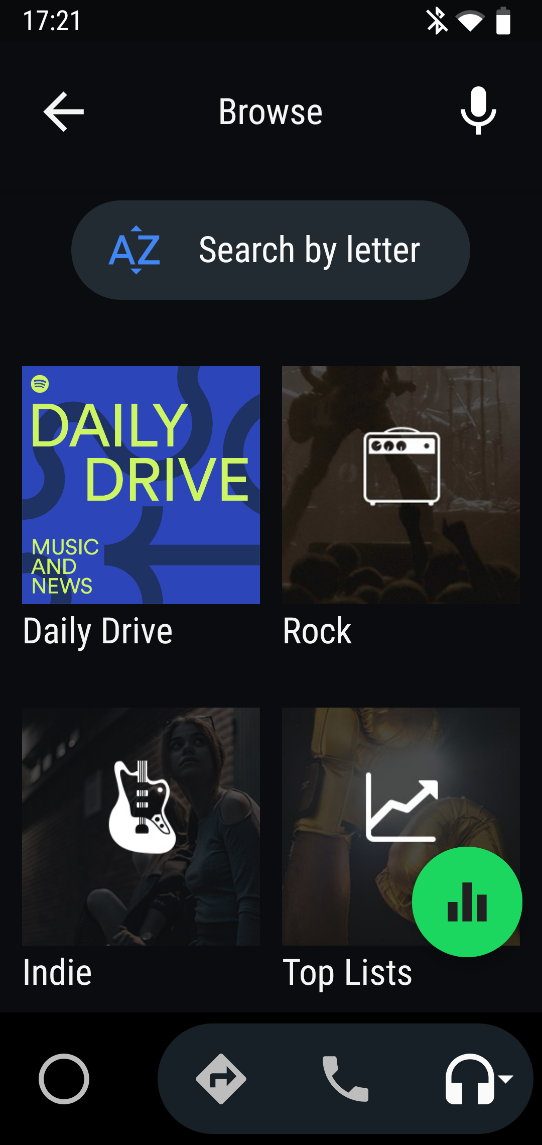 Android Auto Spotify Browse