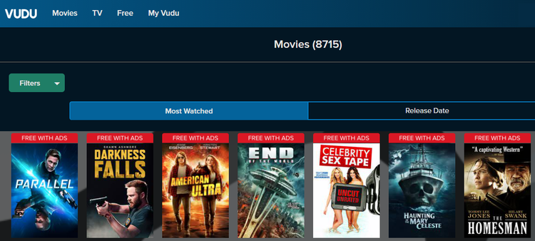 Vudu free movies