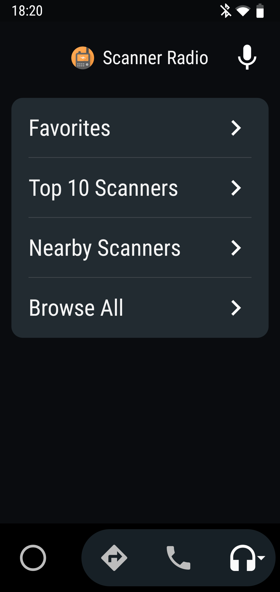Android Auto Scanner Radio