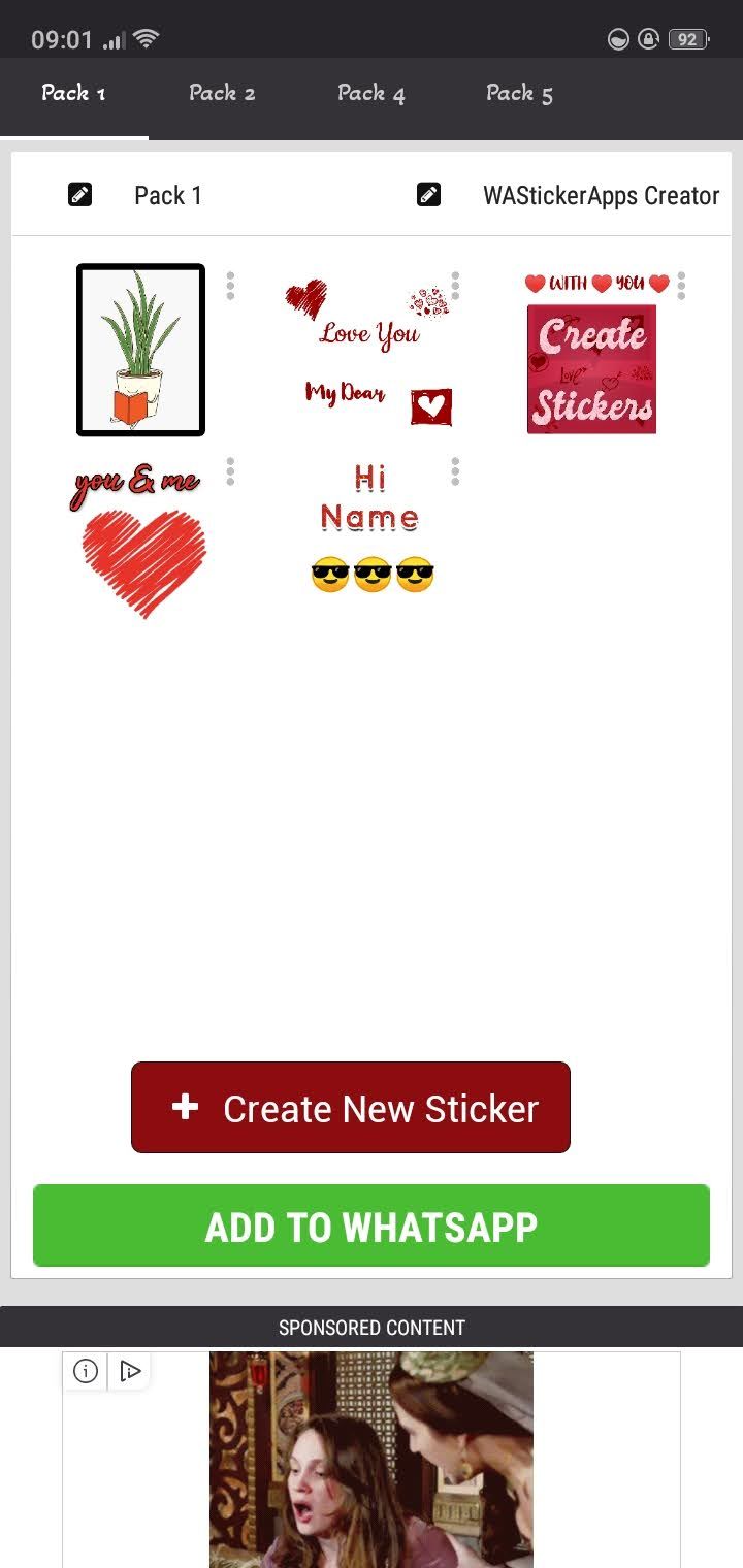 sticker create homepage