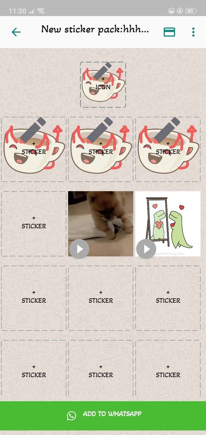 all types on animated sticker maker