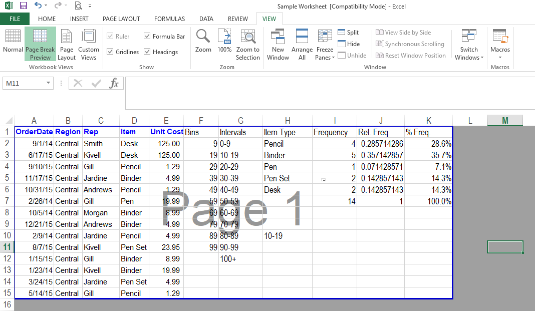 Adjusting Page Break with Simple Dragging - Stampa di un foglio di calcolo Excel: tutto ciò che devi sapere