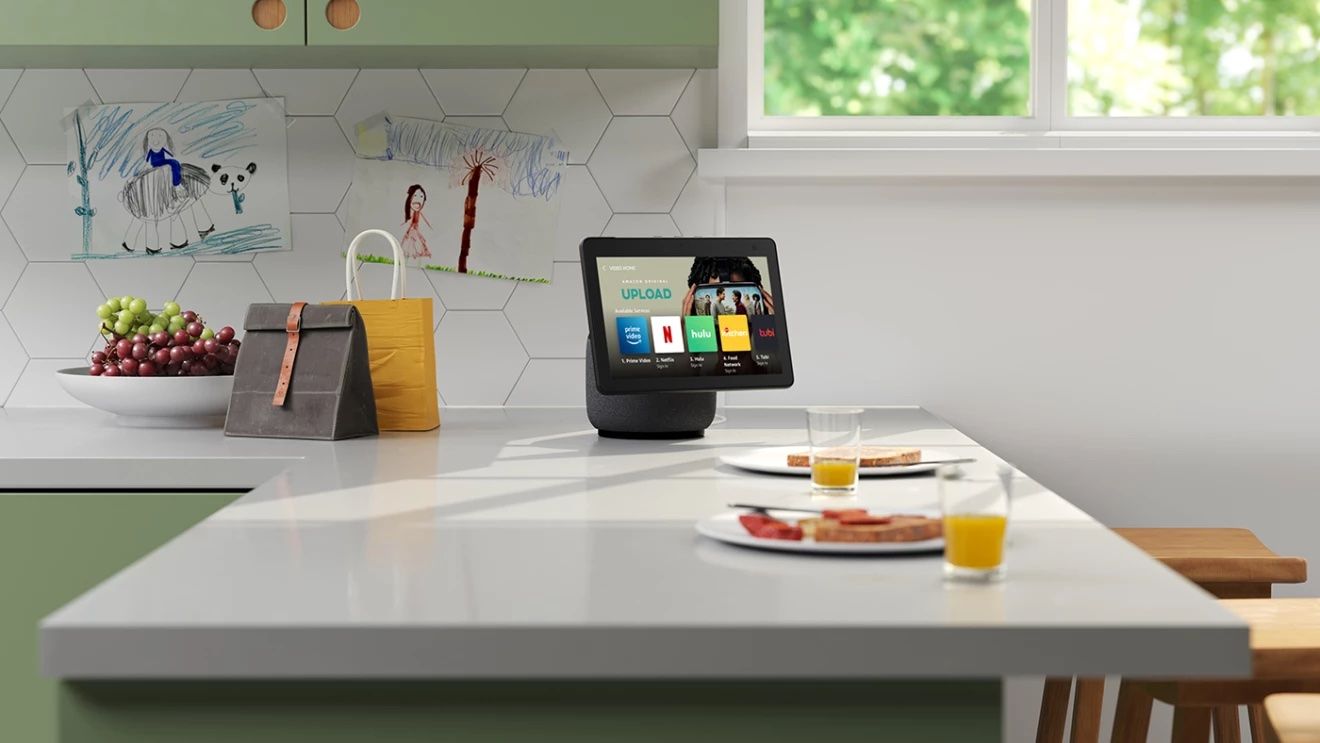 Tablet and Echo Device on Table