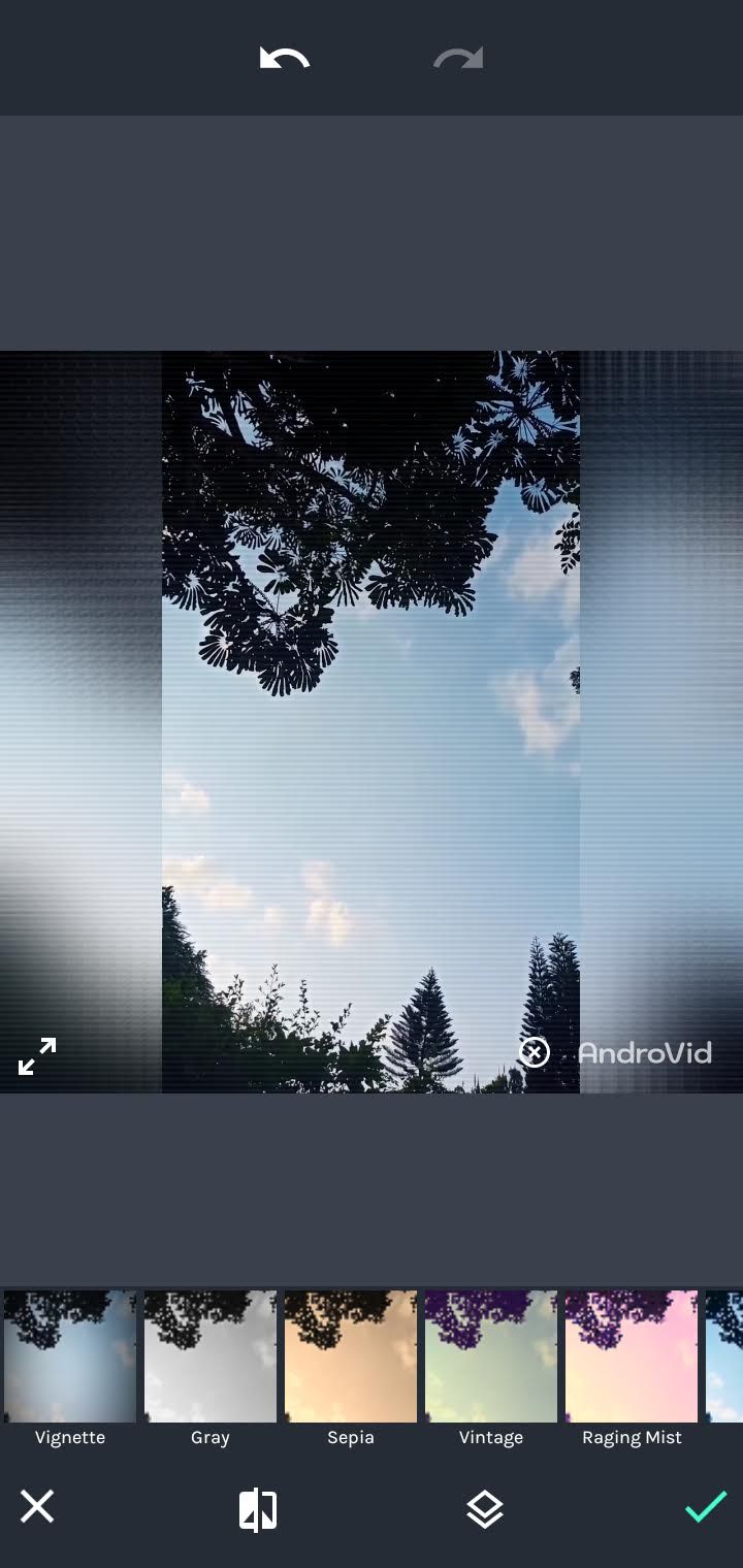 Video filters on Androvid