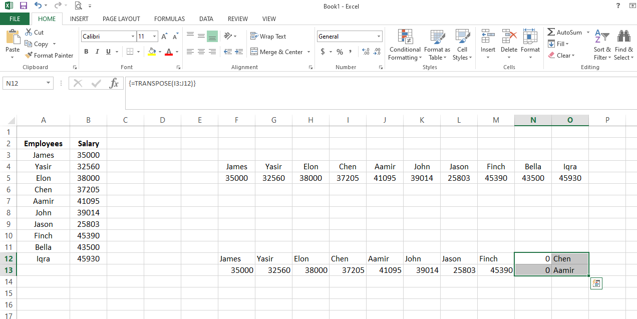 Cells Auto-filled But Not Correctly