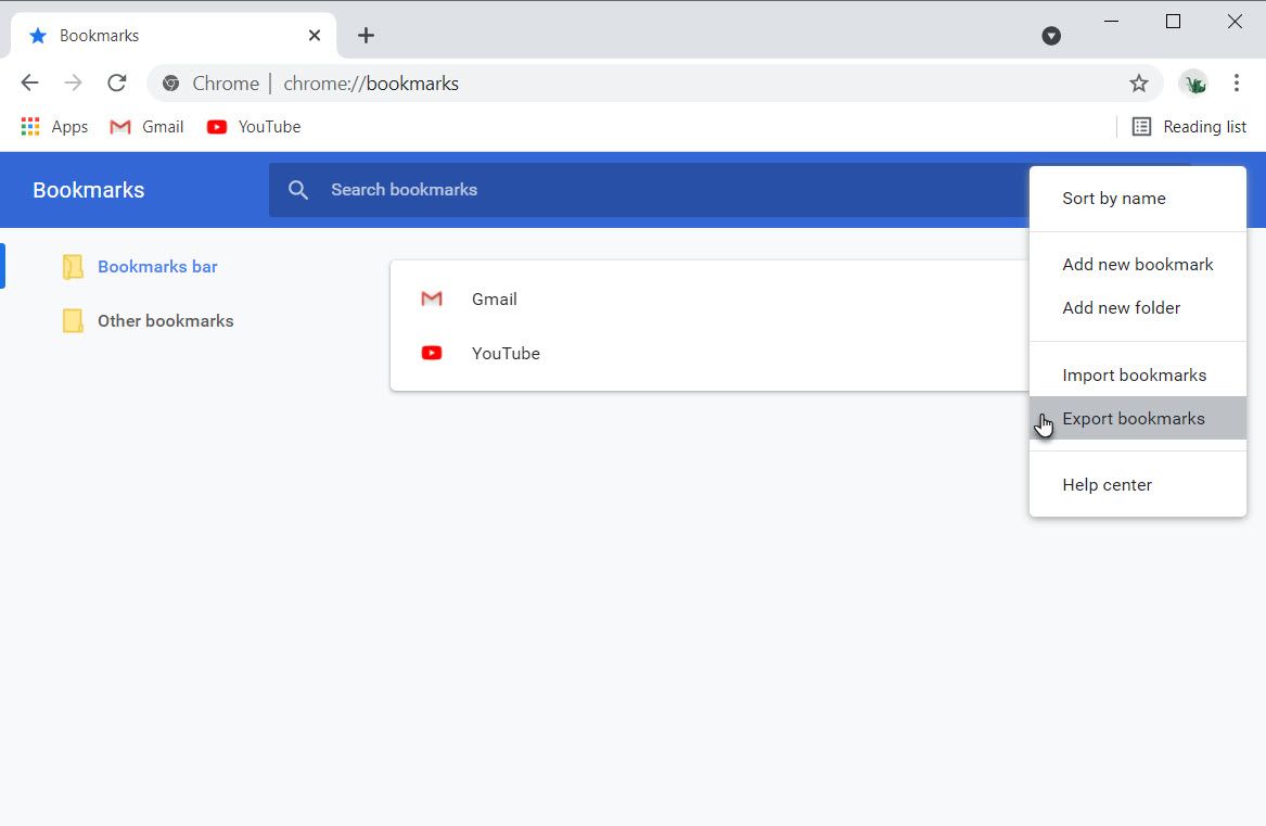 How to Back Up and Export Google Chrome Bookmarks