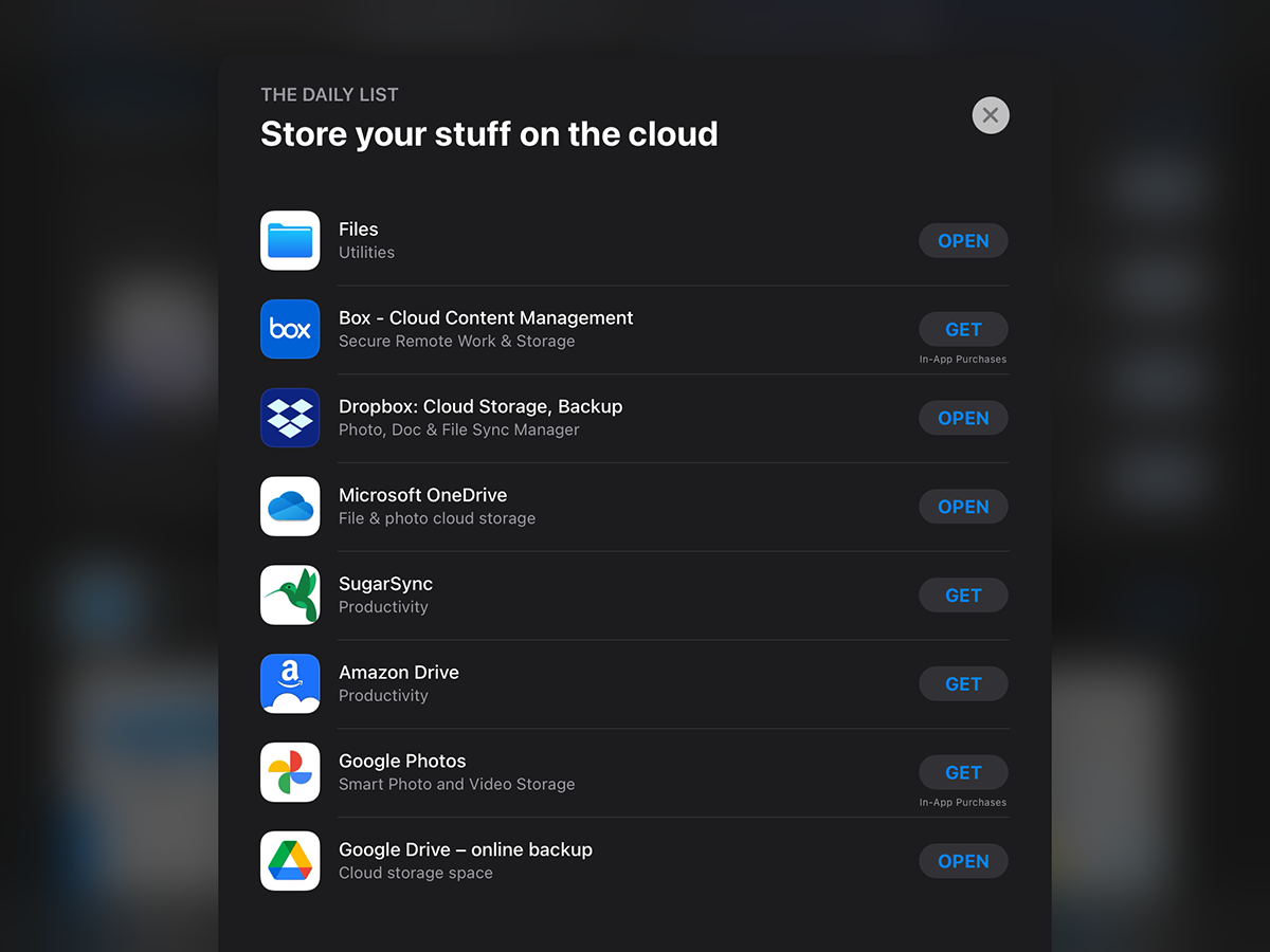 Cloud Storage App Store - App e accessori indispensabili per trasformare il tuo iPad in un concentrato di produttività