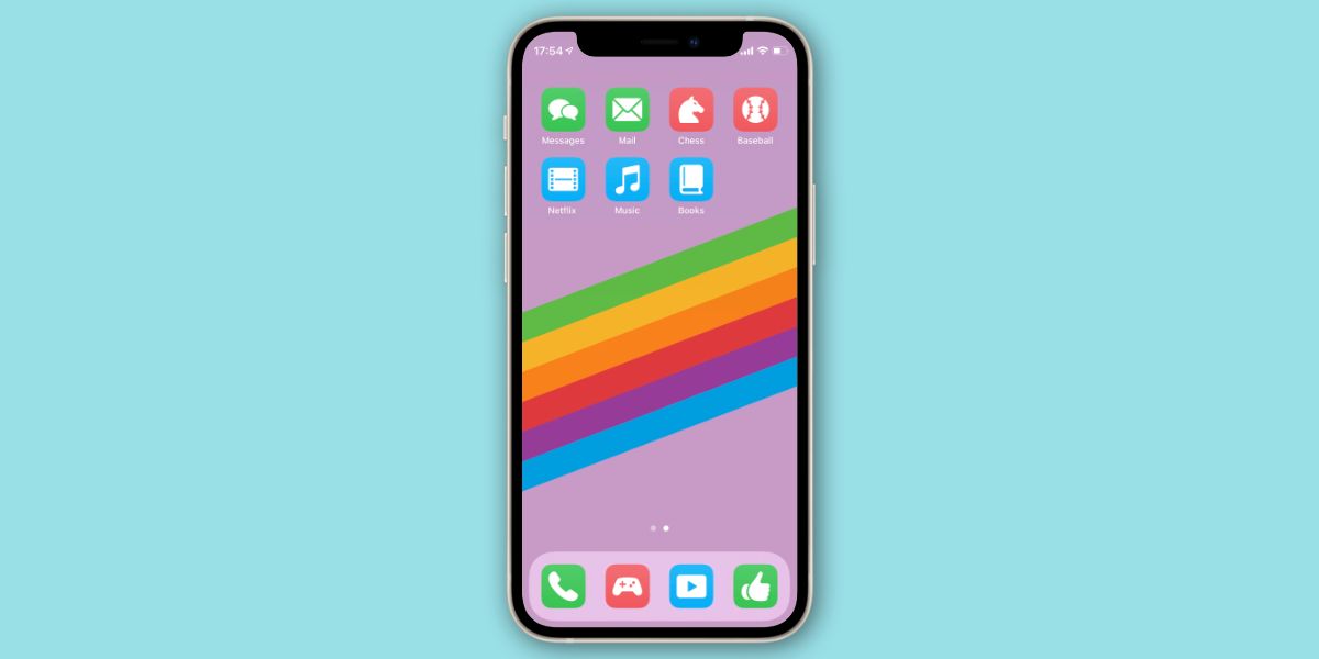 Color-Coded Home Screen layout