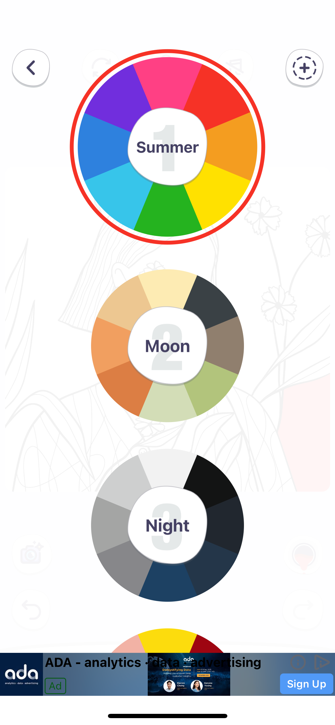 Coloring Book For Me Color Palette
