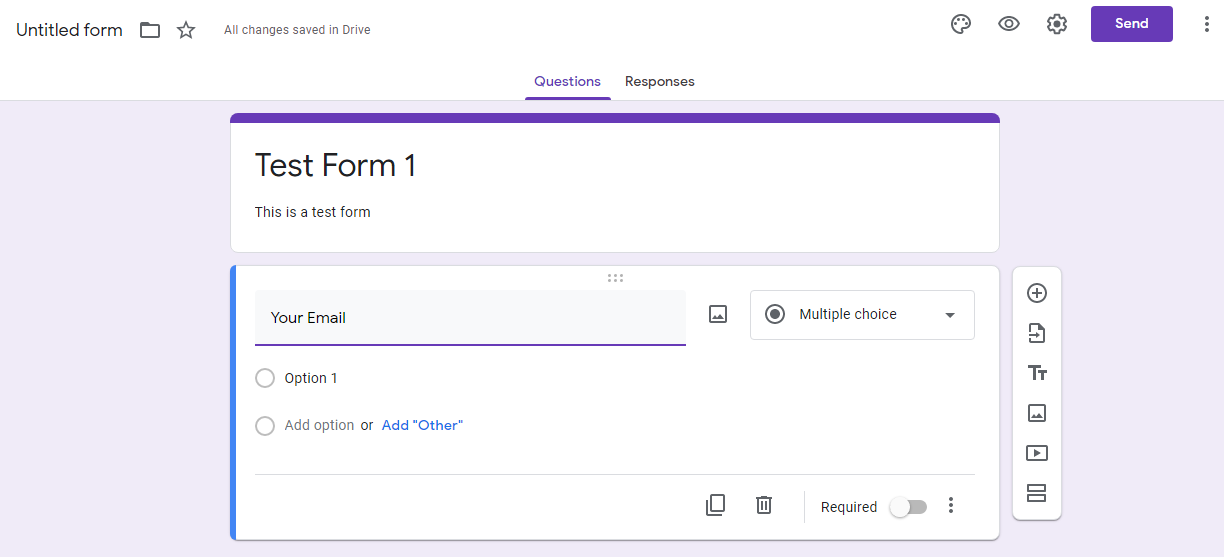 So betten Sie Google-Formulare ein und sammeln Umfragedaten in WordPress - Different Options in Google Forms