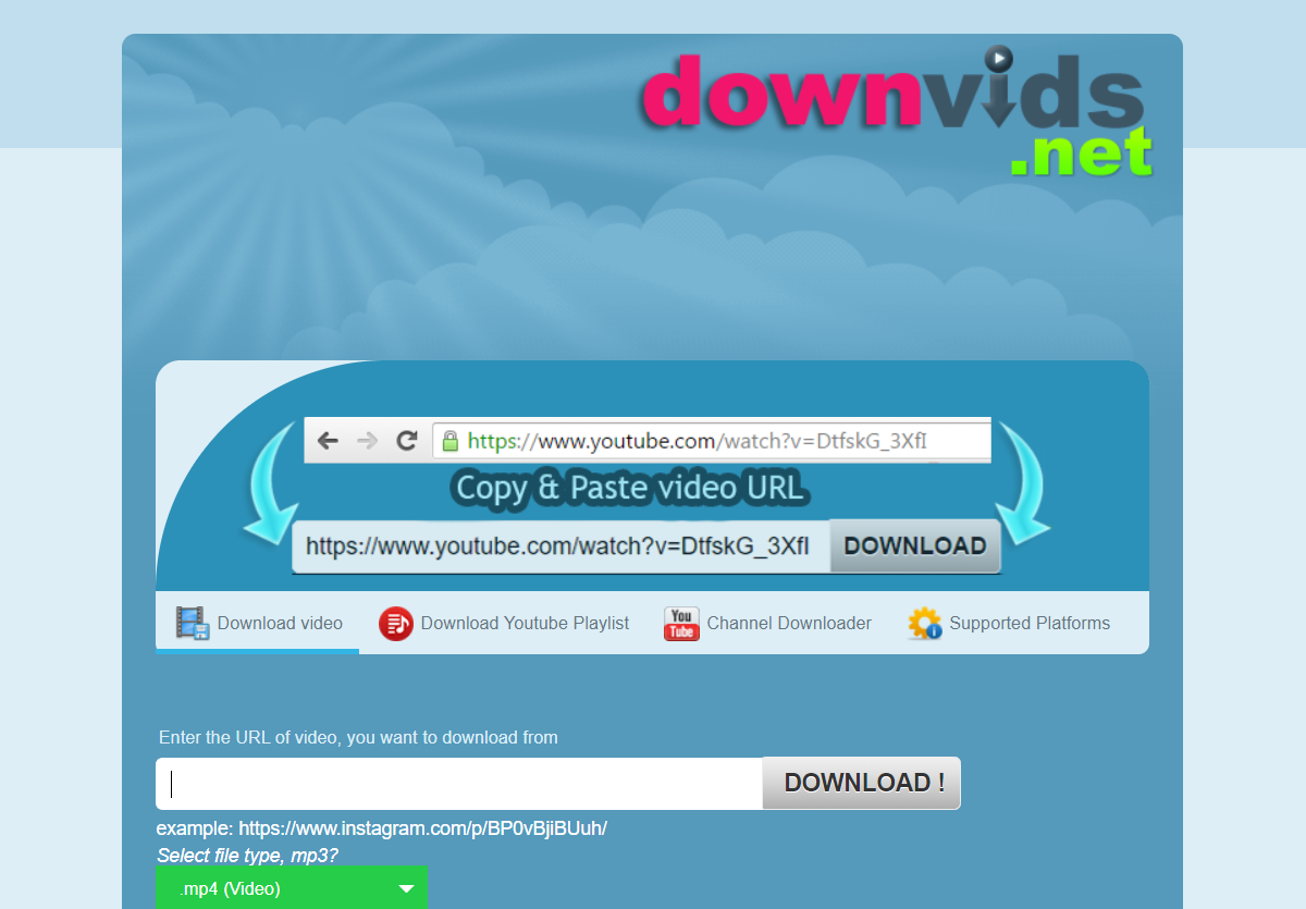 Downvids online video downloader - 7 alternative gratuite a Savefrom.net per scaricare video online
