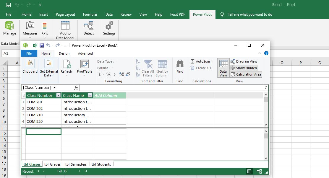 Erstellen von Beziehungen zwischen mehreren Tabellen mithilfe des Datenmodells in Excel - Excel Data Model 06