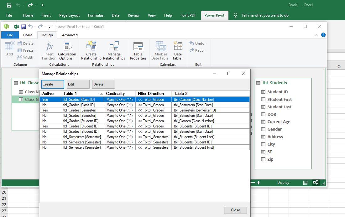Erstellen von Beziehungen zwischen mehreren Tabellen mithilfe des Datenmodells in Excel - Excel Data Model 10