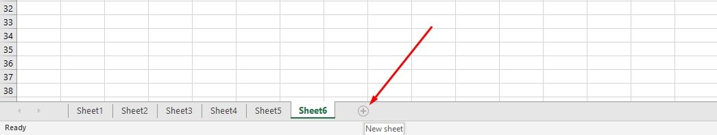 Excel New Sheet