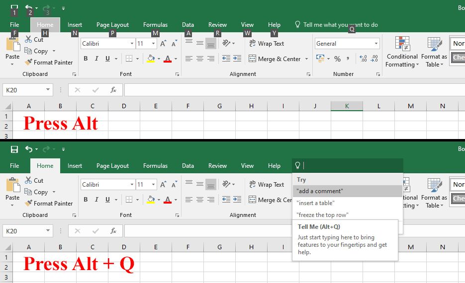 Excel Shortcuts - 8 modi per organizzare i tuoi fogli di calcolo in Excel