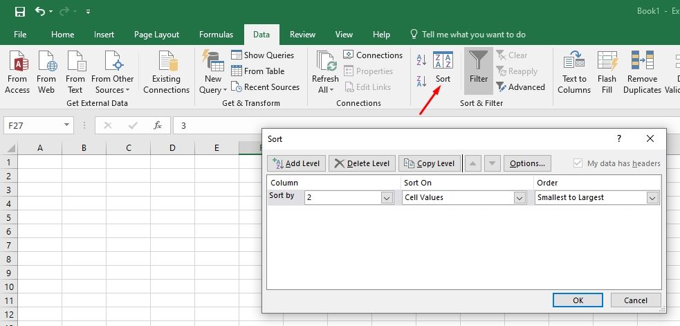 Excel Sort Your Data