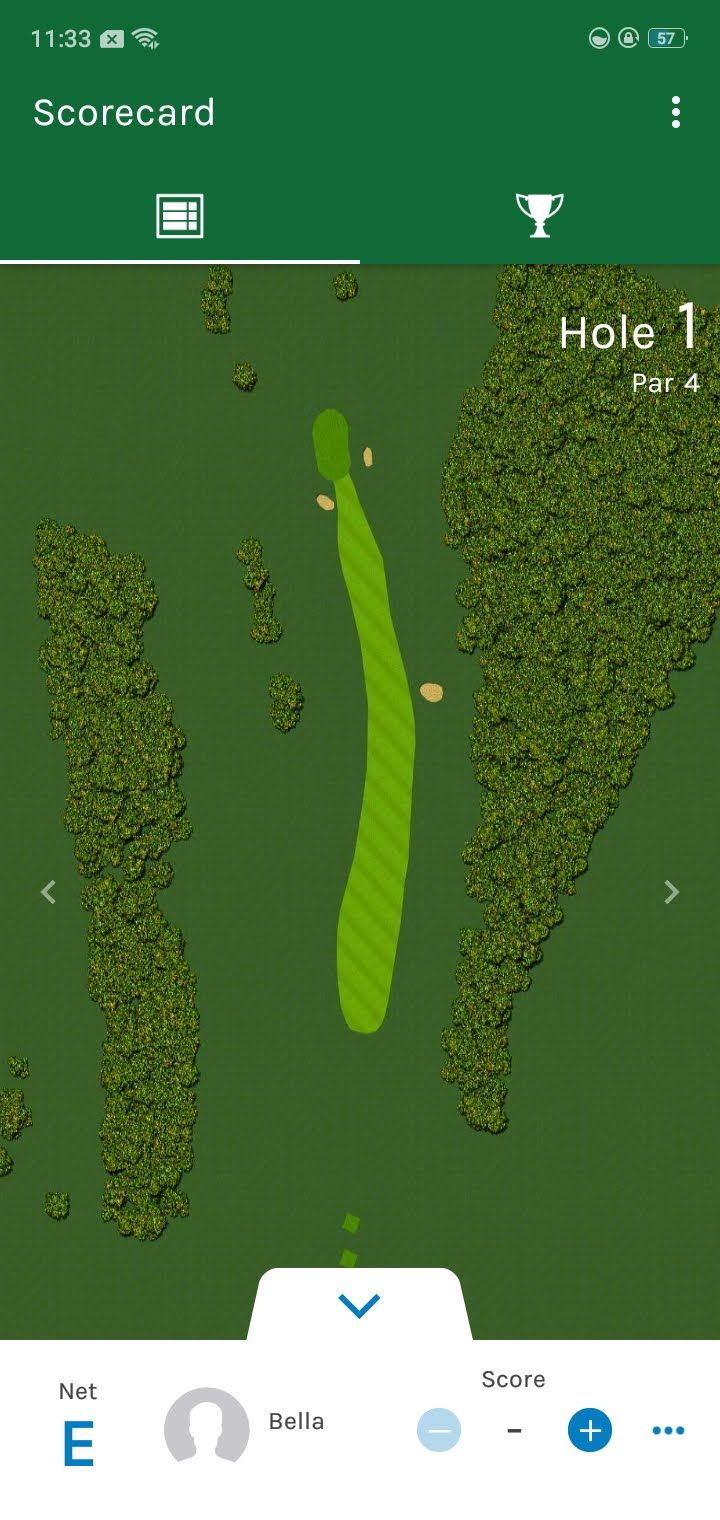 Garmin golf homepage