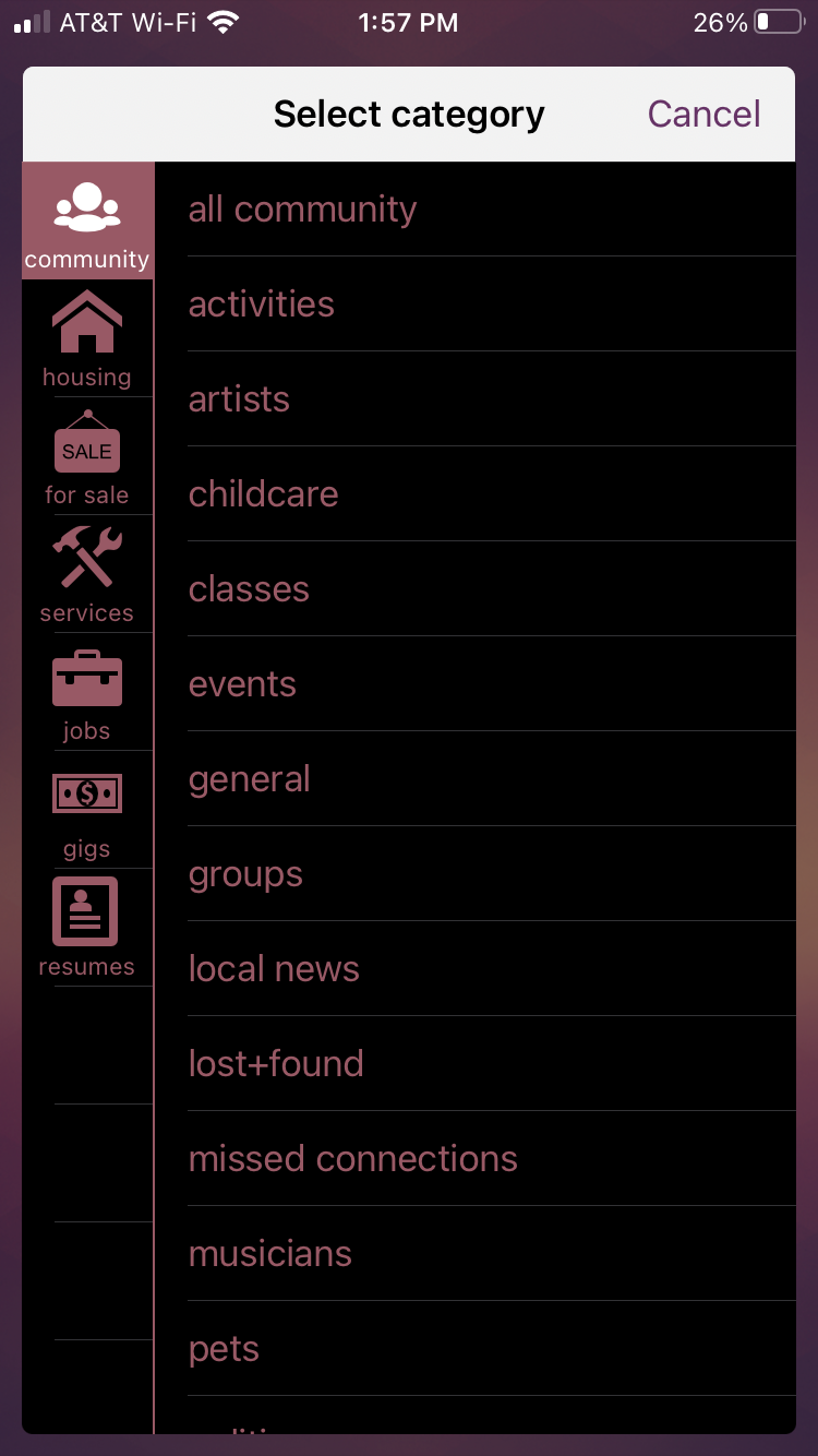 CPlus app categories