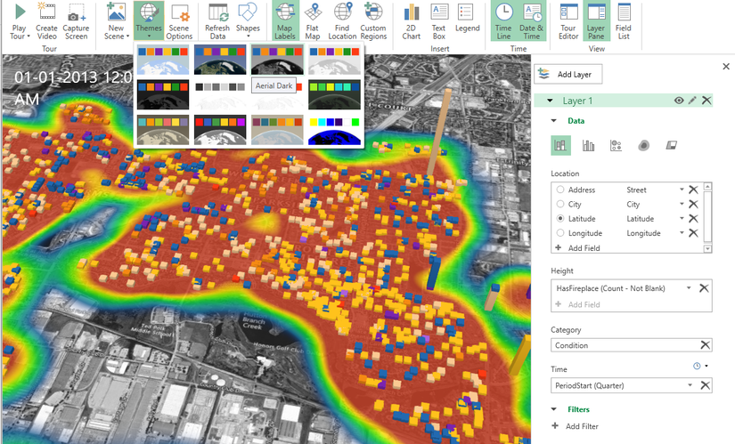 How to Make a 3D Map in Excel