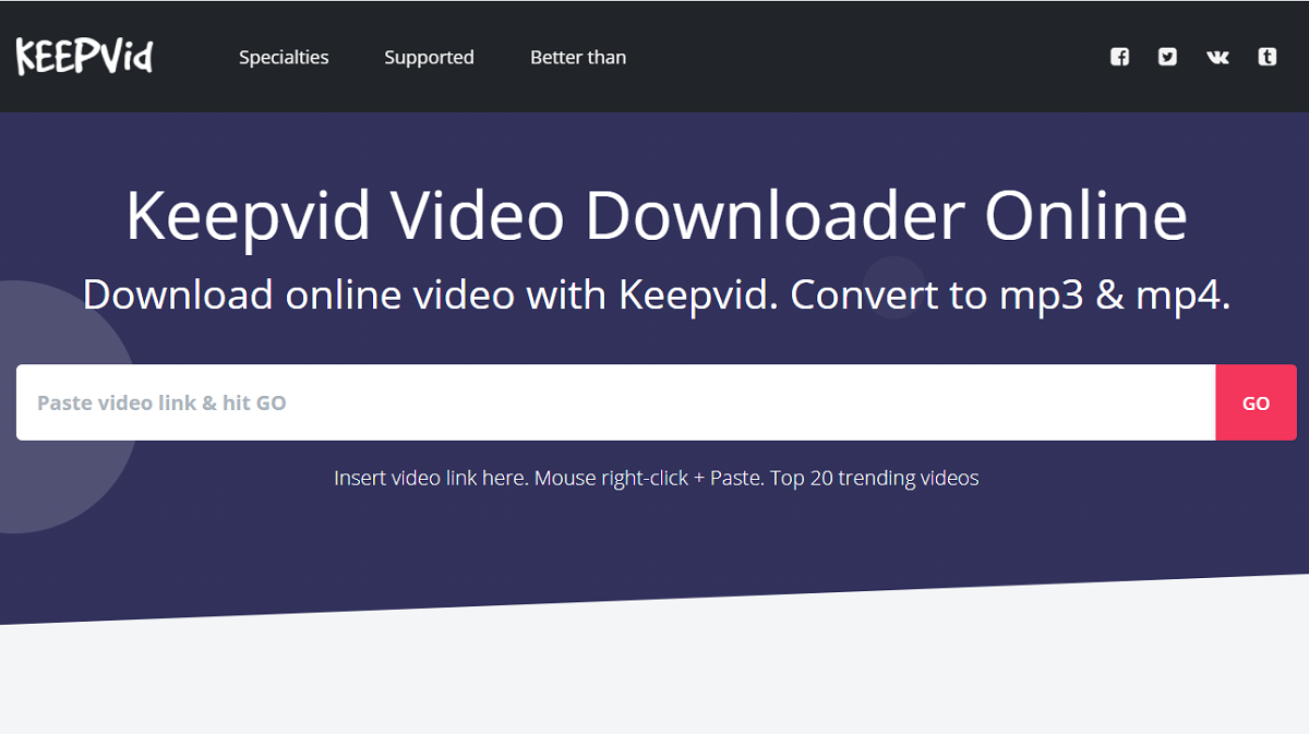 Keepvid downloader - 7 alternative gratuite a Savefrom.net per scaricare video online