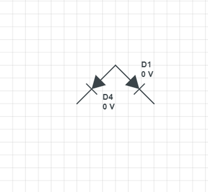 L-Shape Connection of Diodes in Rectifier Bridge
