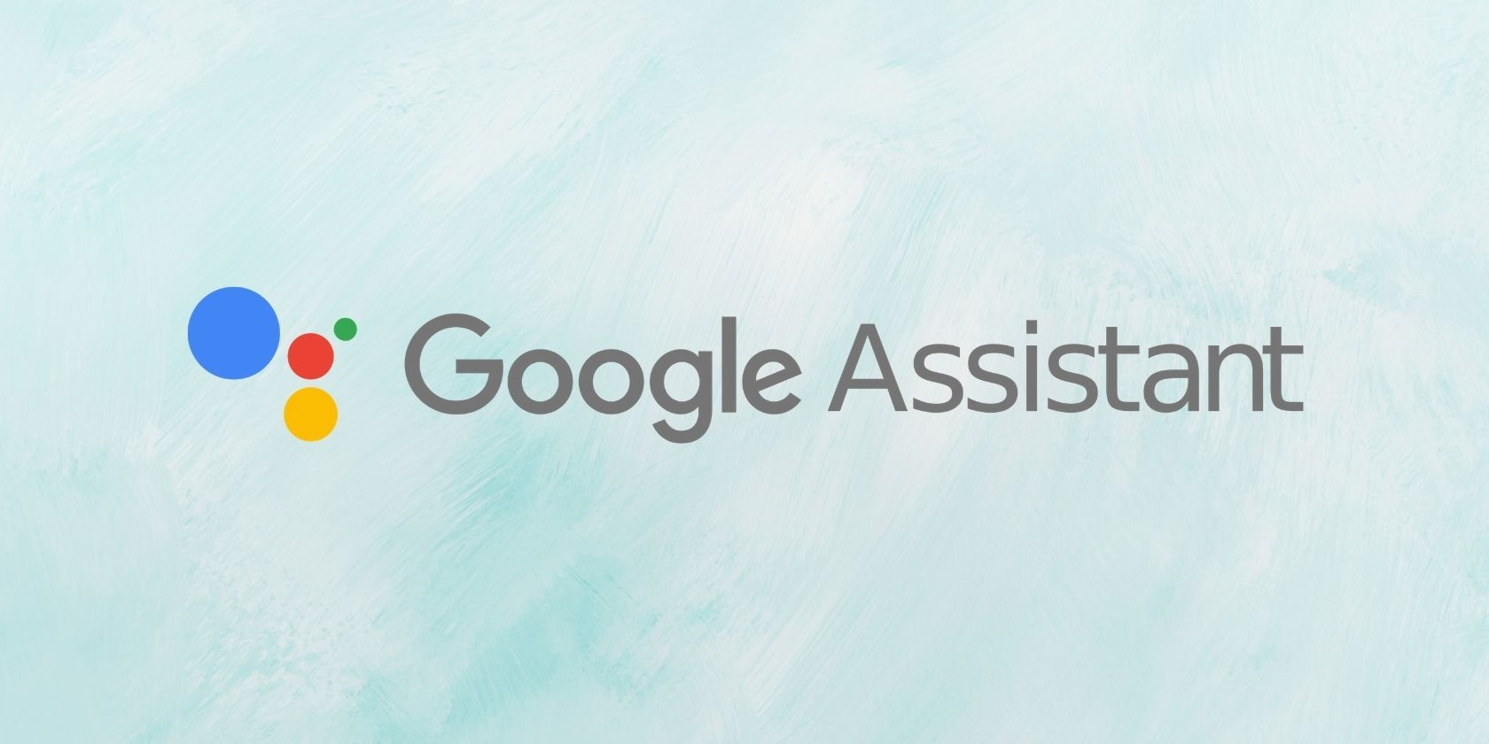 Google Assistant logo on background
