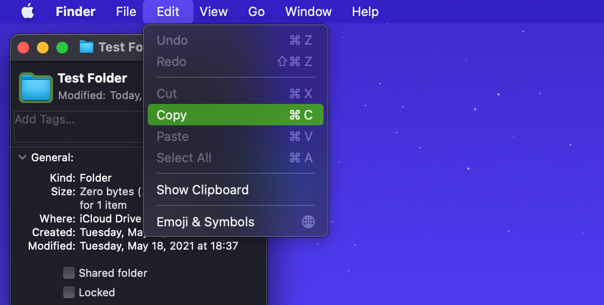 Mac Get Info Folder