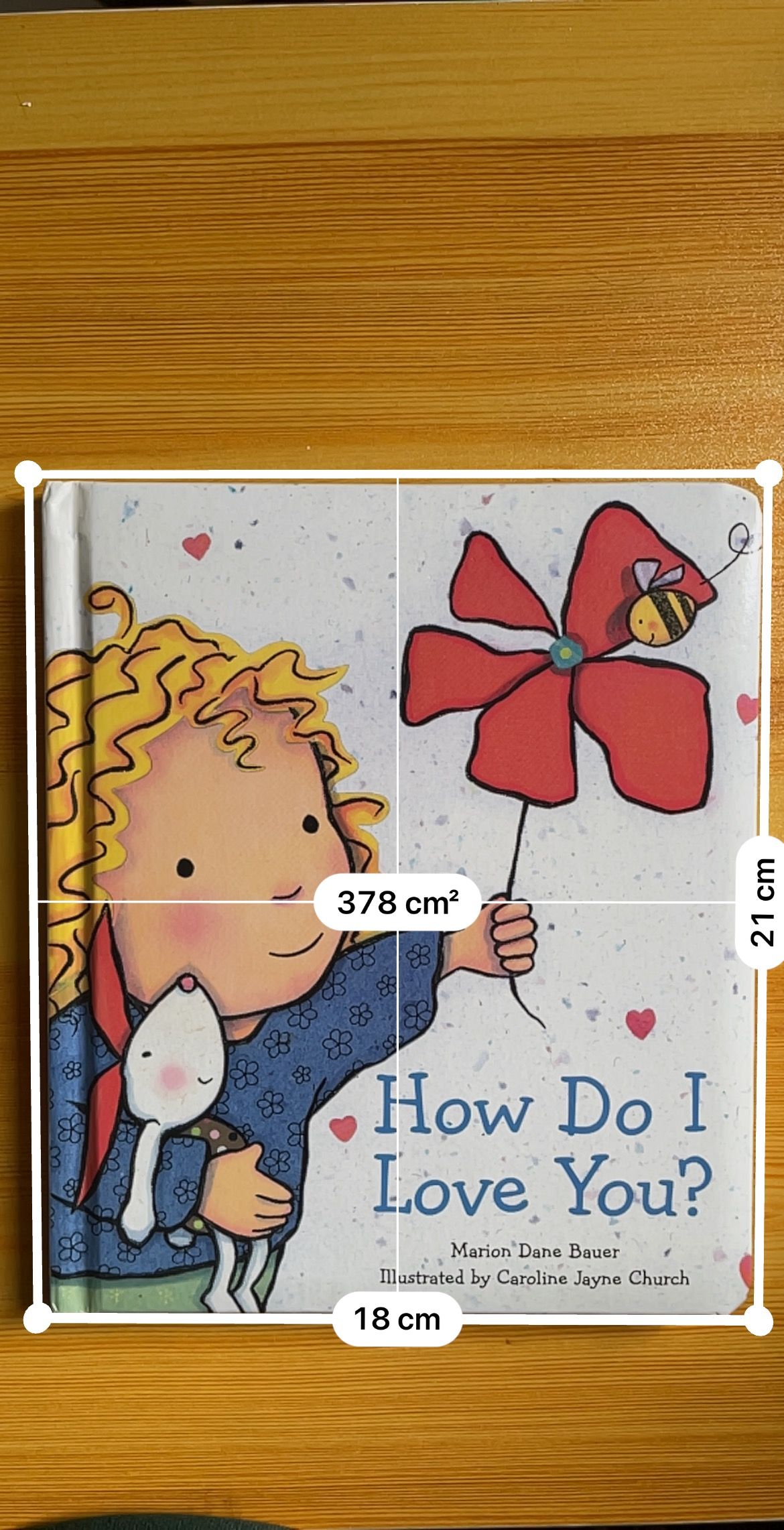 Measure App Rectangle Box with Measurements