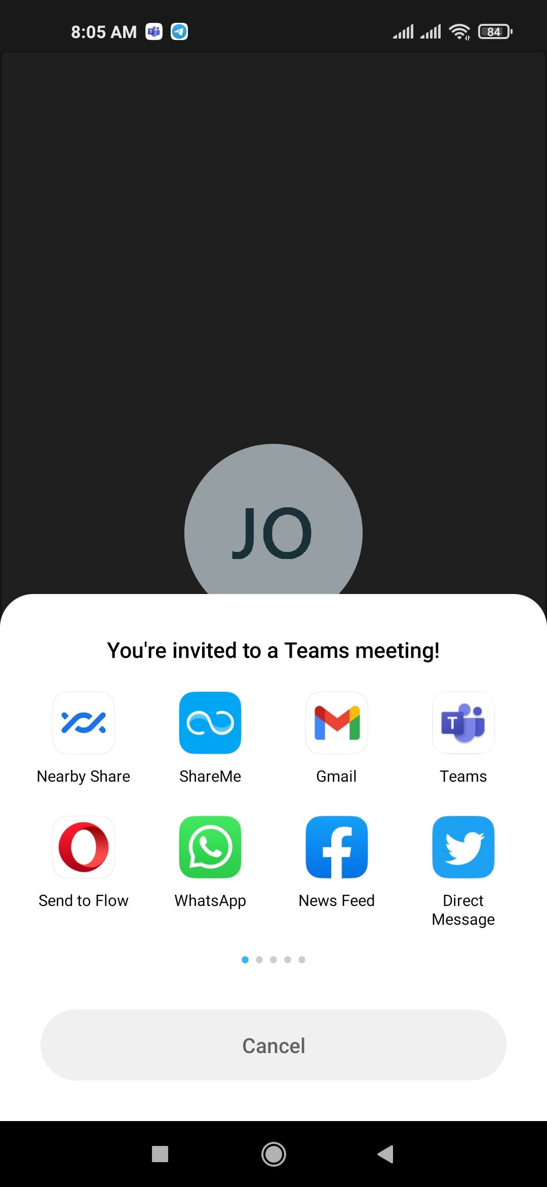 Microsoft Teams meeting share meeting link